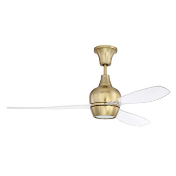Elegant Bordeaux Ceiling Fan with LED Light and Wall Control