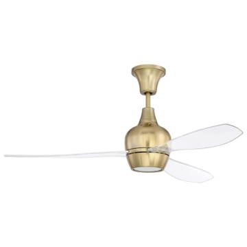 Elegant Bordeaux Ceiling Fan with LED Light and Wall Control