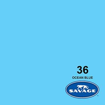 Savage Seamless Background Paper - #36 Ocean Blue (53 in x 36 ft)