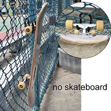 YYST Skateboard Wall Mount Wall Hanger Rack Storage Display - W/ Hardware - No Board Included - W Style - 4/PK