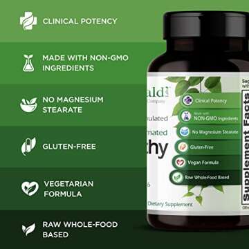 EMERALD LABS B-Healthy - Vegan Vitamin B Complex - Includes Methylated Folic Acid & Full Spectrum B Vitamins - Supports Immune, Brain & Heart Health* - 120 Vegetable Capsules