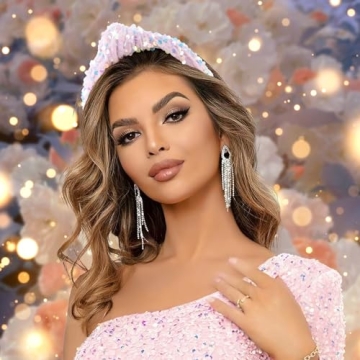 Lanmerry Sequin Headbands - Sparkly Hair Accessories for Girls