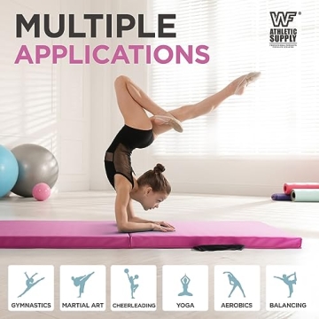 Tri Fold Folding Exercise Mat for Gymnastics & Yoga