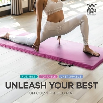 Tri Fold Folding Exercise Mat for Gymnastics & Yoga