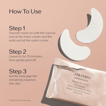 Shiseido Retinol Eye Masks - Reduces Wrinkles in 15 Minutes
