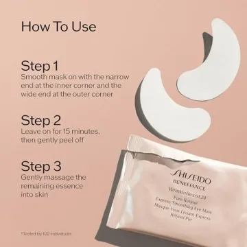 Shiseido Retinol Eye Masks - Reduces Wrinkles in 15 Minutes