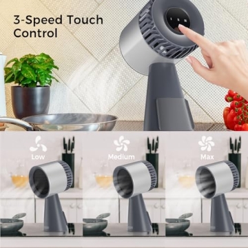 Empava Portable Range Hood - 3-Speed Kitchen Exhaust Fan