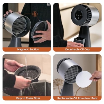 Empava Portable Range Hood - 3-Speed Kitchen Exhaust Fan