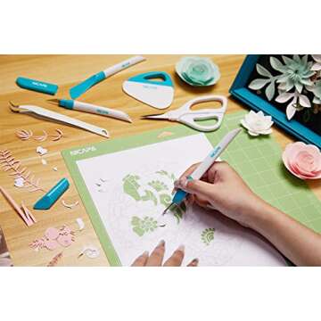 Nicapa Basic Tool Set Craft Weeding Vinyl Cardstock Crafting Tools Kit for Silhouette/Siser/Oracal 631 651 751 Vinyl