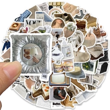 INS Aesthetic Stickers Pack: 63 Fun Vinyl Designs For Everyone