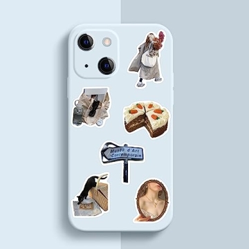 INS Aesthetic Stickers Pack: 63 Fun Vinyl Designs For Everyone