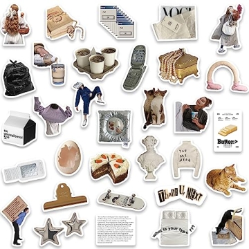 INS Aesthetic Stickers Pack: 63 Fun Vinyl Designs For Everyone