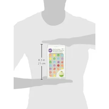 Wilton Mini Daisy Icing Decorations for Baking Fun