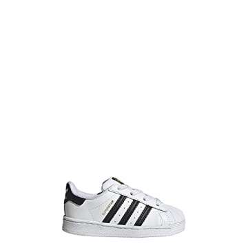 adidas Originals Kids Superstar Sneaker, White/Core Black, 8 US Unisex Toddler