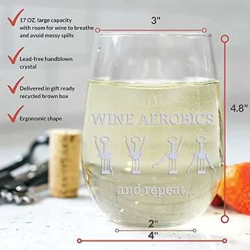 Funny Wine Glasses, Unique Wine Glasses, Fun Stemless Wine Glass, Cute Wine Glasses, Best Friends Wine Glass with Sayings, Wine Gift, Funny Gifts for Friends, Novelty Gifts for Party Decor for Women