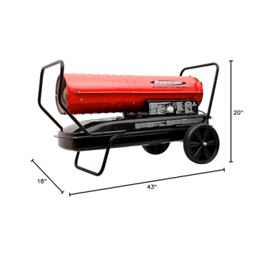 Protemp 175,000 Btu Kerosene/Diesel Forced Air Heater With Thermostat (Pt-175T-Kfa)