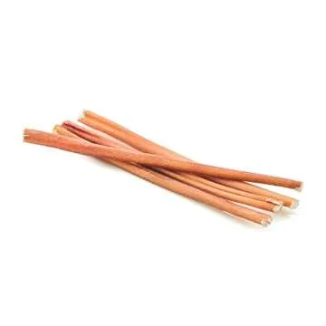 Barkworthies Odor-Free 12 Inch Bully Sticks - 5 Count (Pack of 1) - Protein-Packed, Easily Digestible, All-Natural Rawhide Alternative, Promotes Dental Health