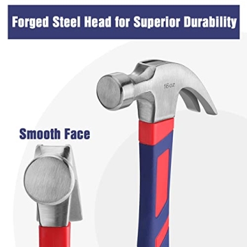 WORKPRO 2 Piece Claw Hammer Set for DIY Enthusiasts