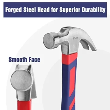 WORKPRO 2 Piece Claw Hammer Set for DIY Enthusiasts
