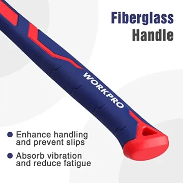 WORKPRO 2 Piece Claw Hammer Set for DIY Enthusiasts