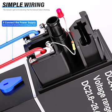 TAILONZ PNEUMATIC 1/4 inch NPT 24V 2 Position 2 Way Normally Closed Electric Solenoid Air Valve 2V025-08 Junction Box