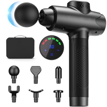 Quiet Deep Tissue Massage Gun for Athletes and Relief