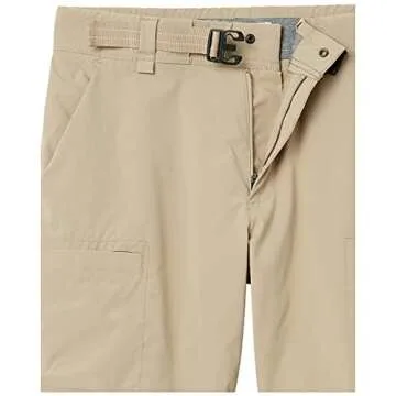 Men's Moisture Wicking Hiking Shorts in Light Khaki