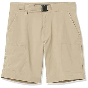 Men's Moisture Wicking Hiking Shorts in Light Khaki