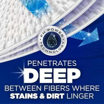 ARM & HAMMER Deep Clean Stain Formula, Liquid Laundry Detergent, 102 fl oz, 68 Loads