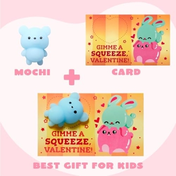 JOYIN Valentines Day Squishy Toy Gift Cards for Kids