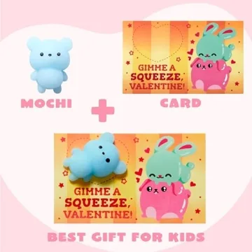 JOYIN Valentines Day Squishy Toy Gift Cards for Kids
