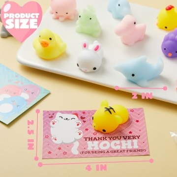 JOYIN Valentines Day Squishy Toy Gift Cards for Kids