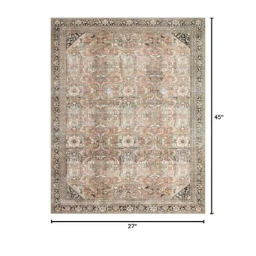 Loloi II Wynter Vintage Rug 18x18 Washable Durable