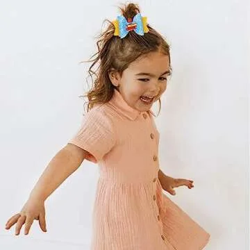 3PCS Glitter Sequin Pencil Apple Book Blackboard Grosgrain Ribbon Alligator Hairgrips - First Day of School Kindergarten Hair Accessories