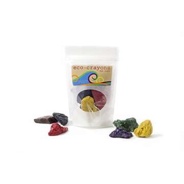 Eco-kids Eco-Crayons Toy - Safe, Non-Toxic Crayons for Creative Kids