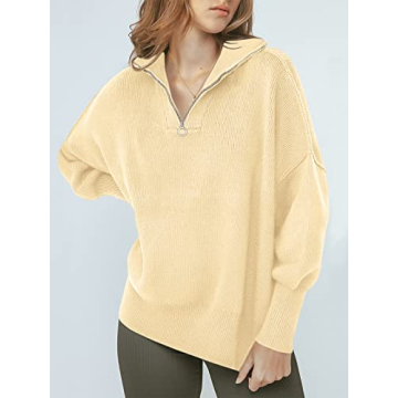 ANRABESS Women's Cozy Oversized Pullover Sweater 2024