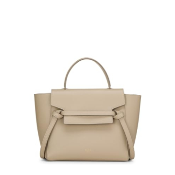 Céline Pre-Loved Beige Grained Calfskin Belt Bag Micro - Chic and Timeless