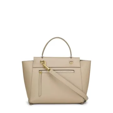 Céline Pre-Loved Beige Grained Calfskin Belt Bag