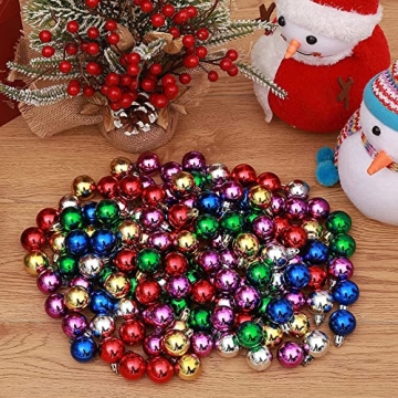 KTKDE Christmas Balls - 144 Pcs Shatterproof Ornament Set