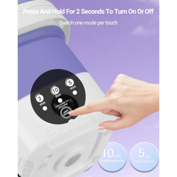 Compact 11L Portable Washing Machine for Home & Travel