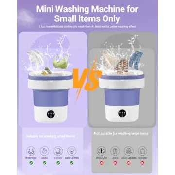 Compact 11L Portable Washing Machine for Home & Travel