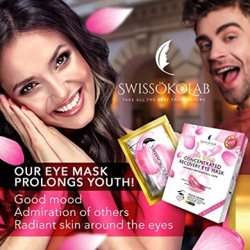 SWISSÖKOLAB 24k Gold Under Eye Patches for Dark Circles