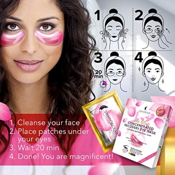 SWISSÖKOLAB 24k Gold Under Eye Patches for Dark Circles