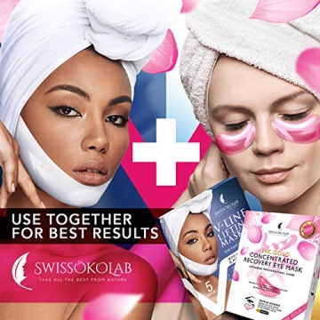 SWISSÖKOLAB 24k Gold Under Eye Patches for Dark Circles