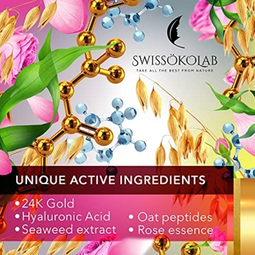 SWISSÖKOLAB 24k Gold Under Eye Patches for Dark Circles