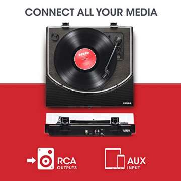 ION Audio Premier LP Bluetooth Turntable with USB Conversion