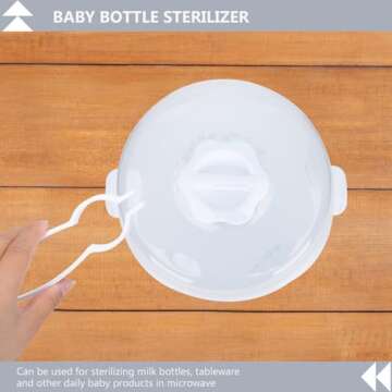 Toddmomy Steam Bottle Case Container Microwave Baby for Pacifier Draining Holder Breastfeeding Storage Steamer Multi-use Sterilizer