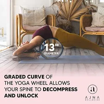 Ajna Yoga Wheel - Back Pain Relief & Flexibility Boost