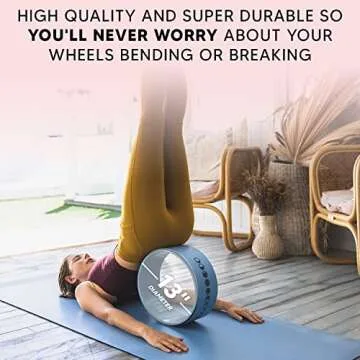 Ajna Yoga Wheel - Back Pain Relief & Flexibility Boost