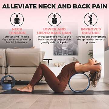 Ajna Yoga Wheel - Back Pain Relief & Flexibility Boost